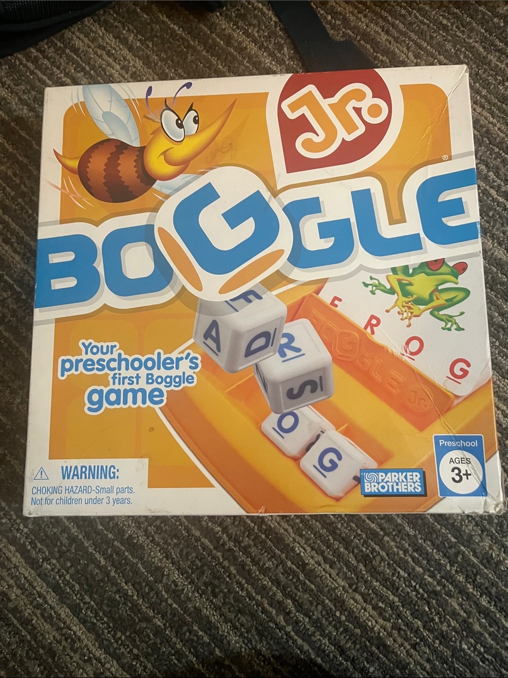 Boggle Jr. Preschool Word Game by Parker Brothers - Vintage Complete
